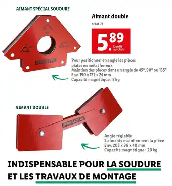 Lidl Aimant double offre