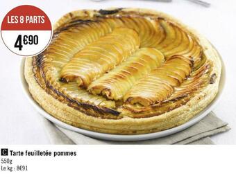 Géant Casino Tarte feuilletée pommes offre