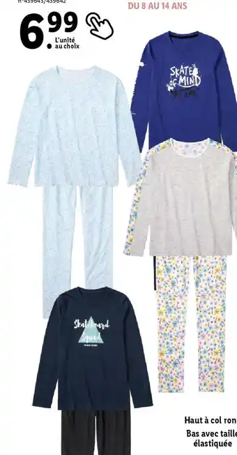 Lidl Pyjama offre