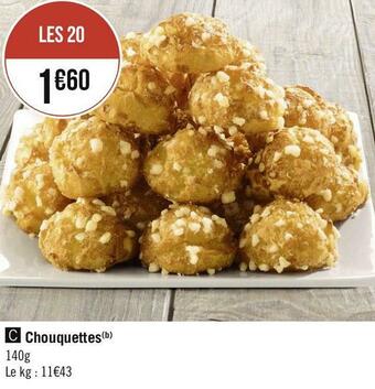 Géant Casino Chouquettes offre