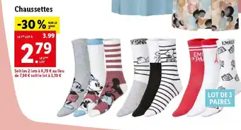 Lidl Chaussettes offre