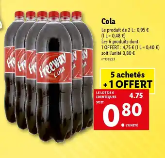 Lidl Cola offre