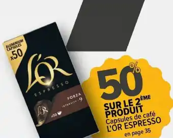 Carrefour Capsules de café L'OR ESPRESSO offre