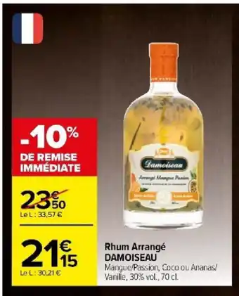 Carrefour Rhum Arrangé DAMOISEAU offre