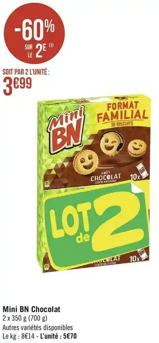 Bn mini bn chocolat