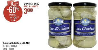 Olabe cœurs d’artichauts