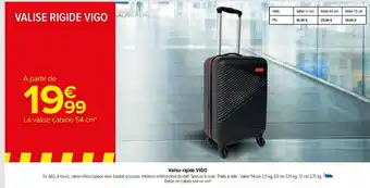 Carrefour Valise 54 cm Valise 63 cm offre