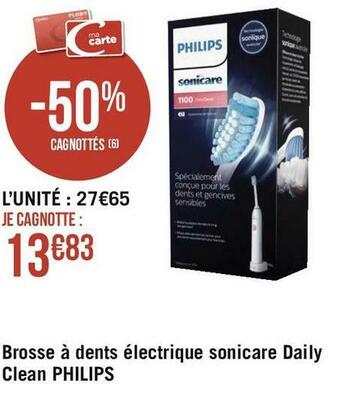 Philips brosse à dents électrique sonicare daily clean