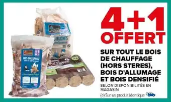 Carrefour SUR TOUT LE BOIS DE CHAUFFAGE (HORS STERES), BOIS D'ALLUMAGE ET BOIS DENSIFIÉ SELON DISPONIBILITÉS EN MAGASIN offre