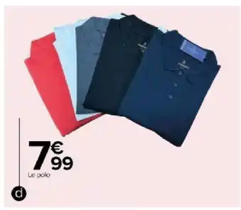 Carrefour Polo ML Torrente Homme offre