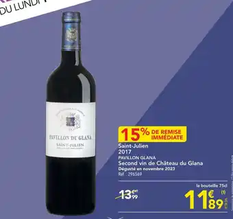 Saint-Julien 2017 PAVILLON GLANA