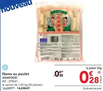 METRO Nems au poulet ASIAFOOD offre