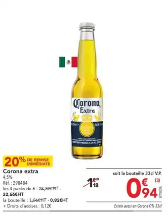 METRO Corona extra offre