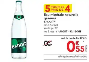 Eau minérale naturelle gazeuse BADOIT (2)