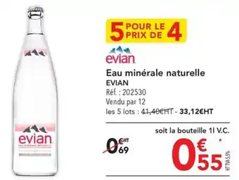 Eau minérale naturelle EVIAN