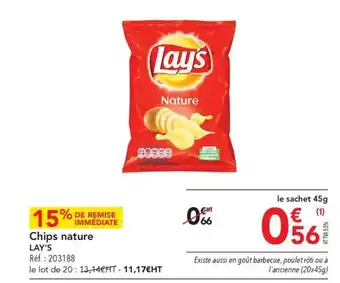 Chips nature LAY'S