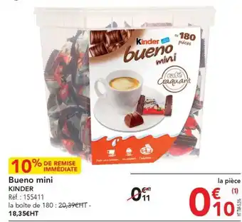 METRO Bueno mini KINDER offre