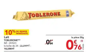 METRO Lait TOBLERONEⓇ(2) offre