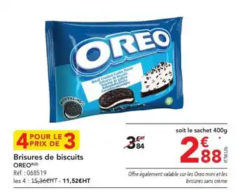 METRO Brisures de biscuits OREO®(2) offre