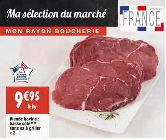 Migros Viande bovine : basse côte** sans os à griller offre