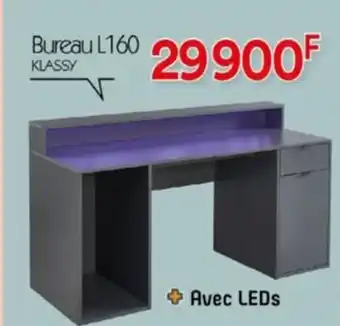 BUT BUREAU 4 TIROIRS 1 PORTE 2 NICHES PAVELA, offre