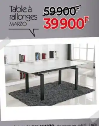 BUT TABLE À RALLONGES offre