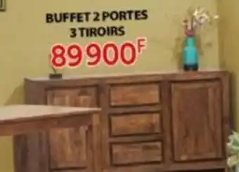 BUT BUFFET 2 PORTES 3 TIROIRS offre