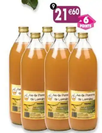 Maximo Lot de 6 bouteilles de purjus...... de pomme trouble de Lorraine Jus de pomme de lorraine - 6x 1L offre