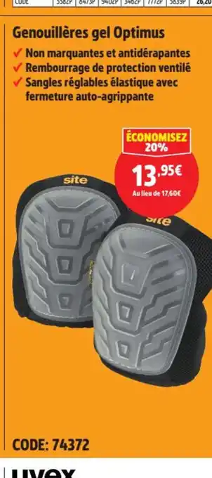 Genouillères gel Optimus