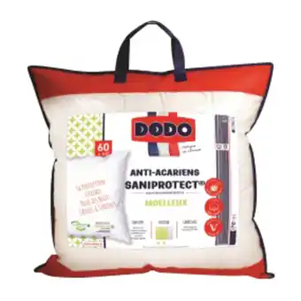 Carrefour DODO Oreiller Anti-acariens Saniprotect offre