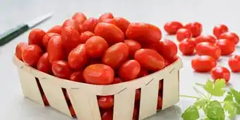 Tomate cerise allongée