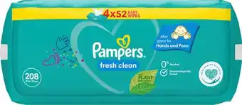 Carrefour Market PAMPERS Lingettes bébé offre