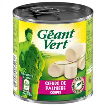 Carrefour GÉANT VERT Coeurs de Palmiers coupés offre
