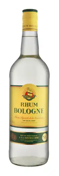 BOLOGNE Rhum Blanc Agricole de la Guadeloupe