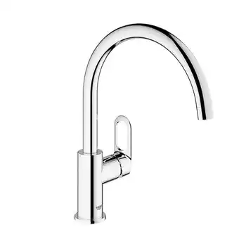 Bricorama Mitigeur évier BAULOOP GROHE 31368000 - col de cygne - chromé offre