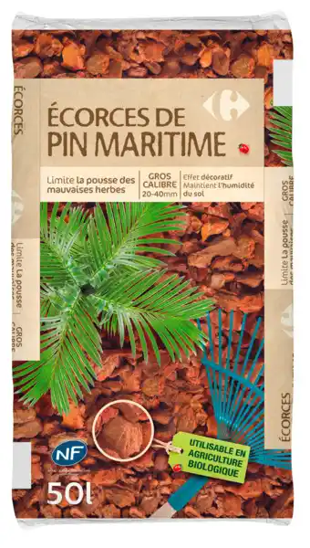 Carrefour Market CARREFOUR Écorces de pin NF offre