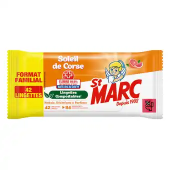 Carrefour Market SAINT MARC Lingettes Nettoyantes offre