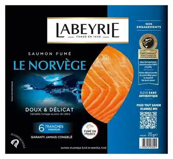 Carrefour Market LABEYRIE Saumon fumé offre