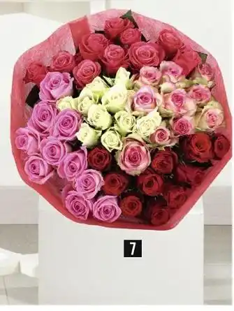 Géant Casino Bouquet 50 roses offre