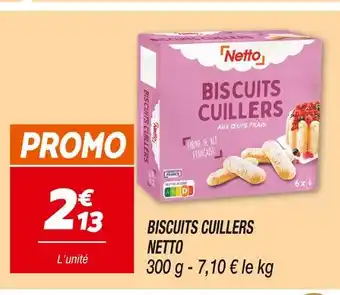 Netto NETTO BISCUITS CUILLERS offre
