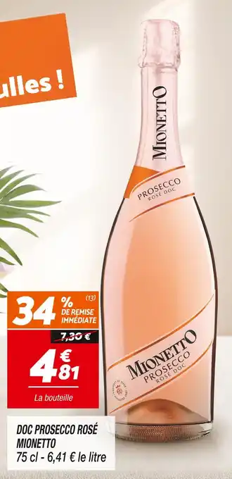 Netto MIONETTO DOC PROSECCO ROSÉ offre