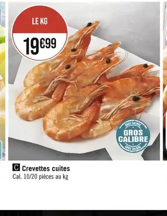 Géant Casino Crevettes cuites offre