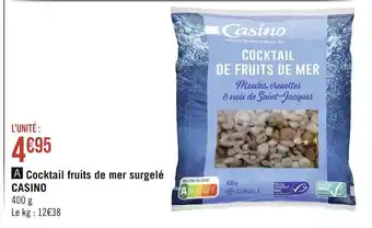 Cocktail fruits de mer surgelé