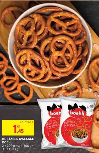 Intermarché BOEHLI BRETZELS D'ALSACE offre