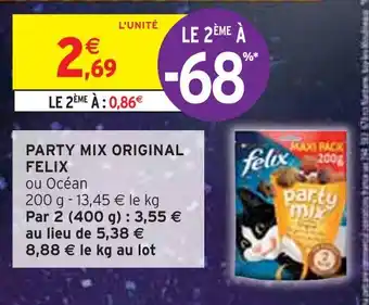 Intermarché FELIX PARTY MIX ORIGINAL offre