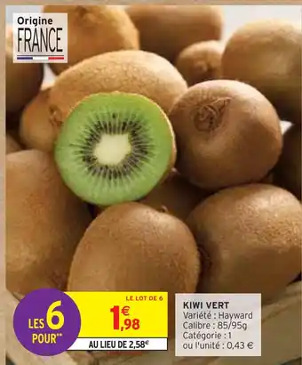 Intermarché KIWI VERT offre