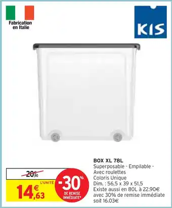 KIS BOX XL 78L