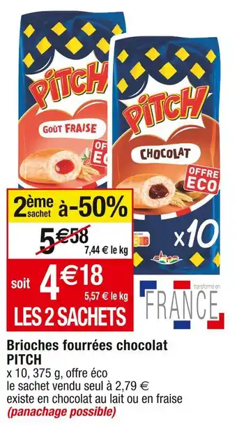 Cora x Carrefour PITCH Brioches fourrées chocolat offre