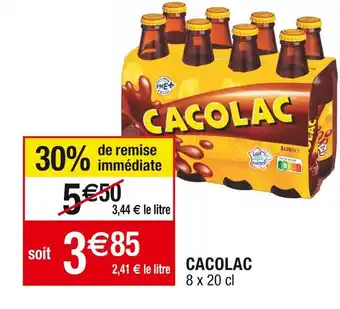 Cora x Carrefour CACOLAC offre