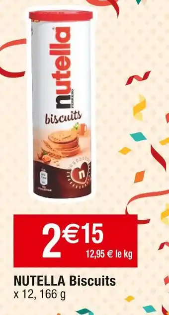 Cora x Carrefour NUTELLA Biscuits offre